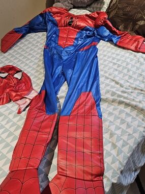 Kids Red & Blue Superhero Costume - Spider-Inspired
